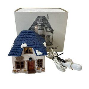 Shops Of Dickens Village Porcelain Lighted House "Rooms For Let" Christmas